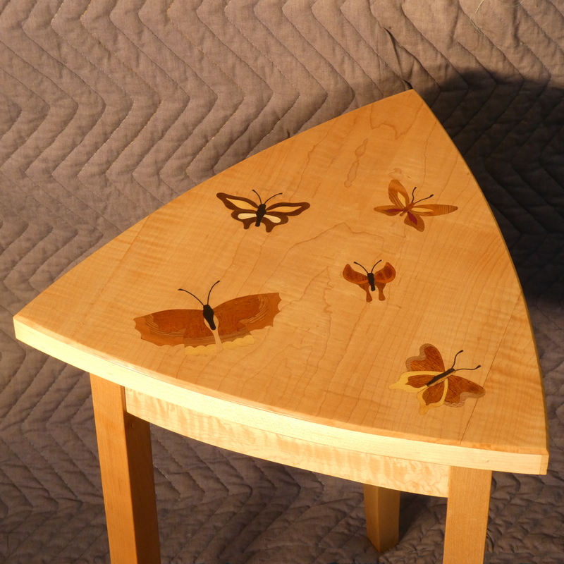 Wine glass table